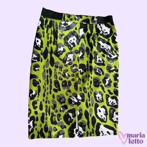 Worthington Pencil Skirt with Bold Animal Print